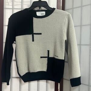SIVIGLIA SPELLOUT COLORBLOCK‎ SWEATER SIZE S